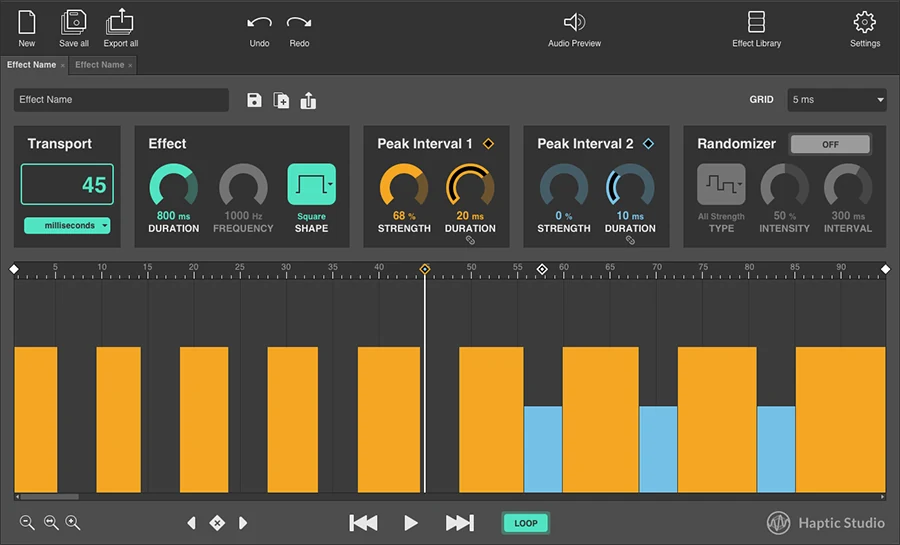 Haptic Studio - Interpolator